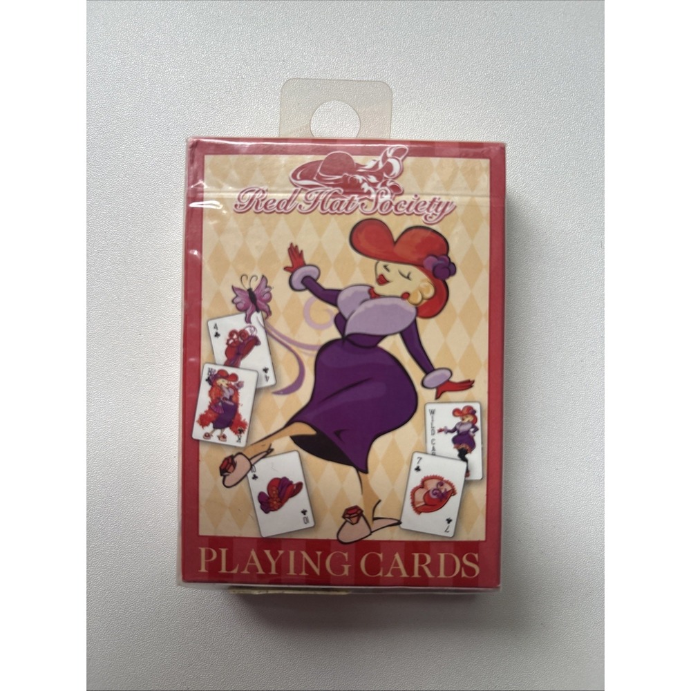 Red Hat Society Playing Cards Bicycle Factory Sealed